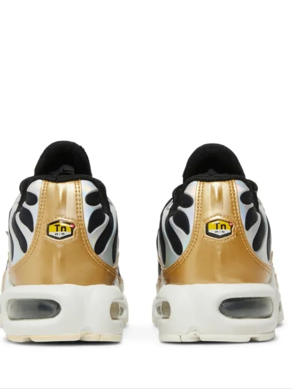 Nike Air Max Plus Men's Sneakers in Black and Gold - Picture 2 of 4